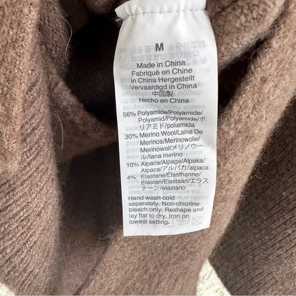 MADEWELL Cozy Walker Cardigan Sweater Womens Size Medium Pockets Neutral Soft_7